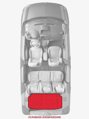 ЭВА коврики «Queen Lux» багажник для Chevrolet Cheyenne